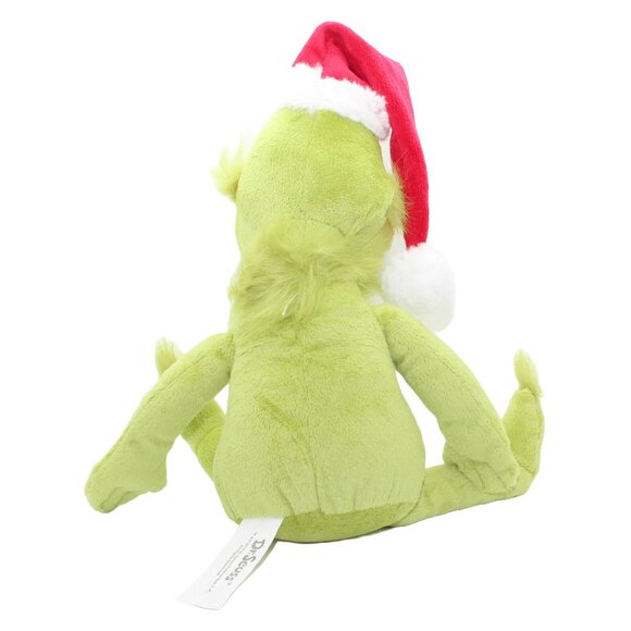 How The Grinch Stole Christmas Stuffed Plush Green Cartoon Santa Hat Toy - Picture 3 of 4